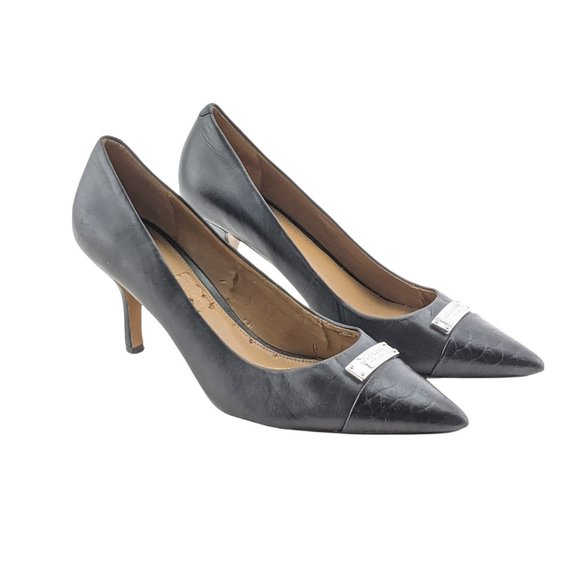 Coach Shoes - Coach Black Leather High Heels